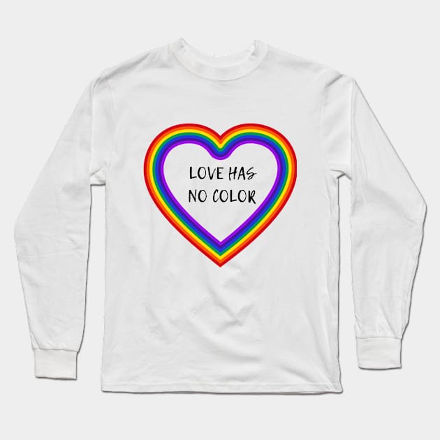 Love has no color Long Sleeve T-Shirt by Mainey Magic